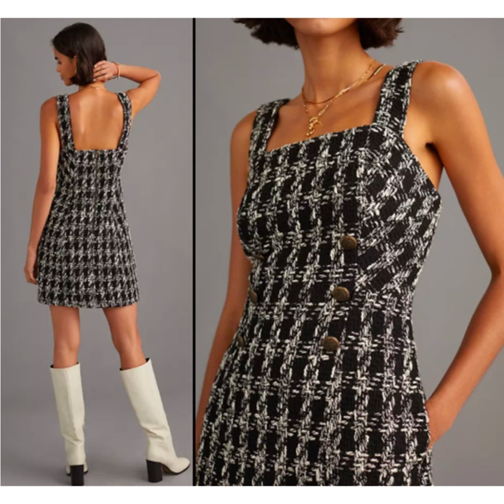 Maeve by Anthropologie Tweed Mini Dress